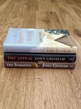 Lot of 3 John Grisham Hardback Books The Summons The Appeal A Painted House